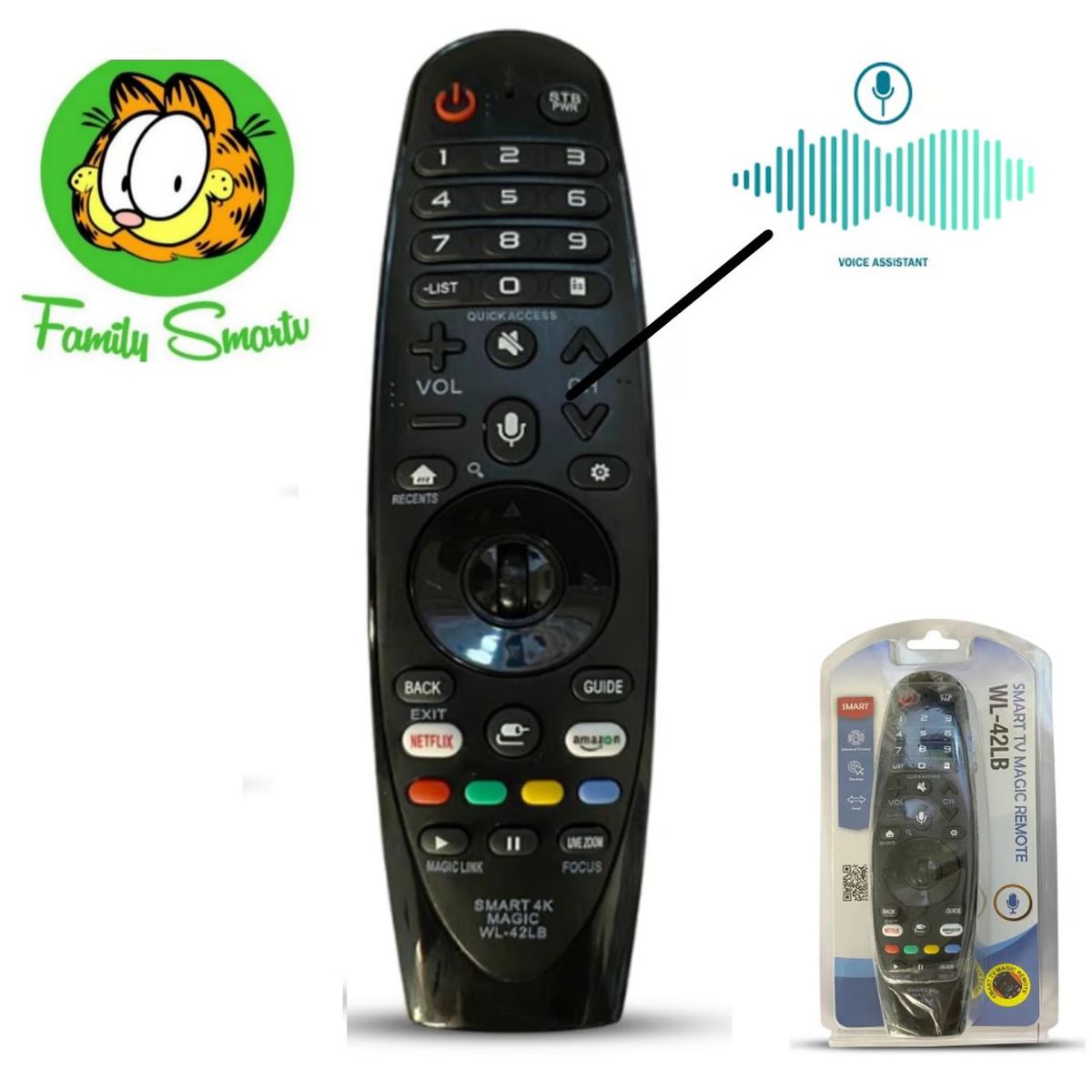 GENERICO - Control Magic Universal Para Tv LG Lb, Ub Mr500 Modelo 2014