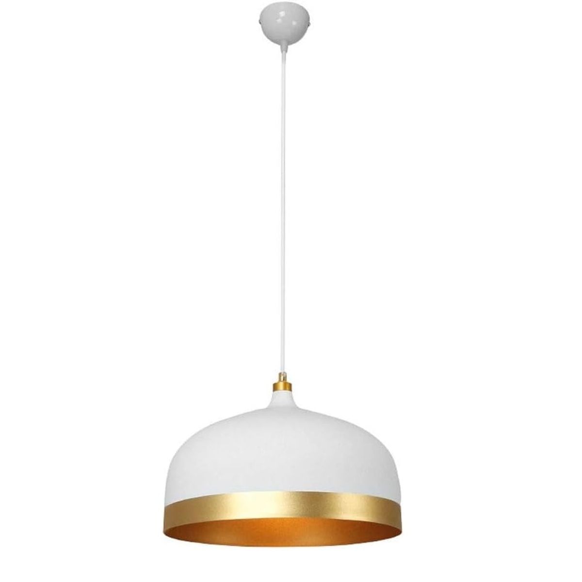 GENERICO - Lámparas colgante redondo blanco 33 cm