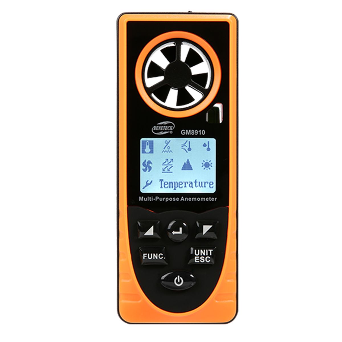 BENETECH - Anemómetro Multiusos Multiparámetro 8 En 1 - BENETECH GM8910