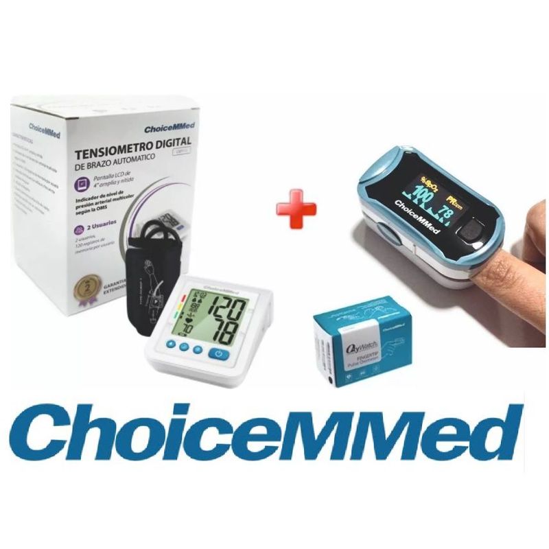 CHOICEMMED - PACK TENSIOMETRO Y OXIMETRO CHOICEMMED