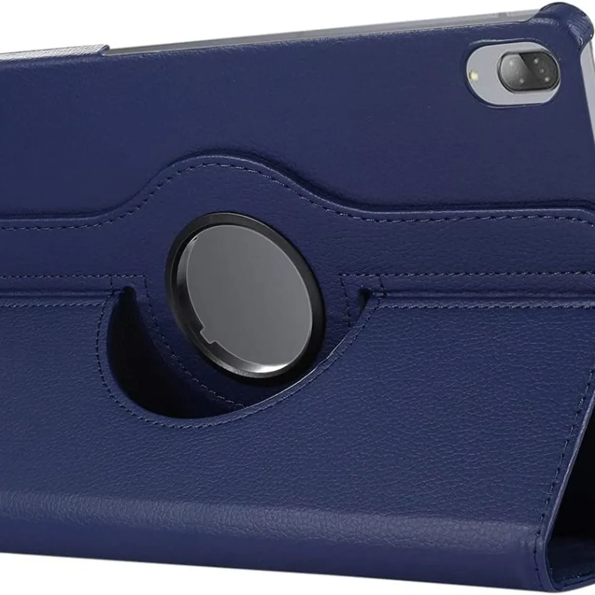 GENERICO - Funda Giratoria mas Mica de Vidrio para Tablet Lenovo P11 Tb-J606 Azul