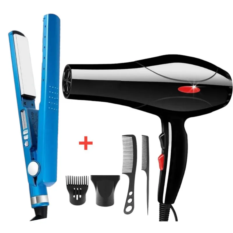 GENERICO - Secador para cabello 5000 watts + Plancha Alisadora