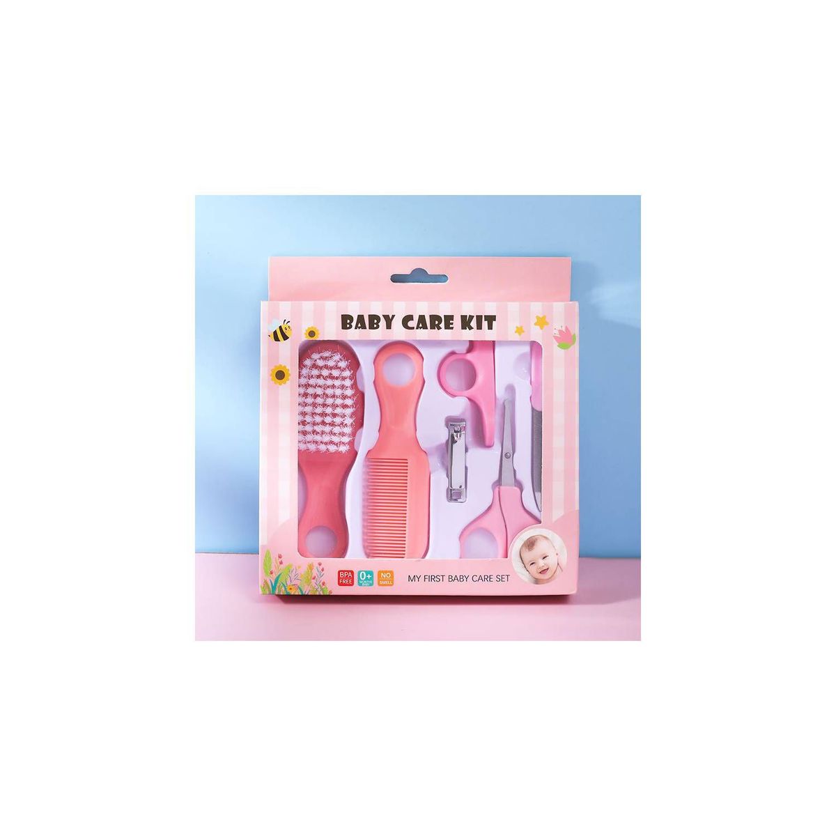 GENERICO - Set Baby Care Higiene para Bebes Cortauñas 6 Pcs