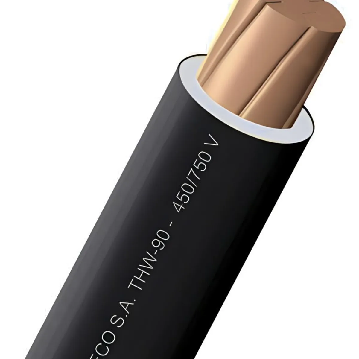 INDECO - CABLE H-4.0PC FREETOX- PC NH-90 450-750 V 4.0 MM2 INDECO - NEGRO