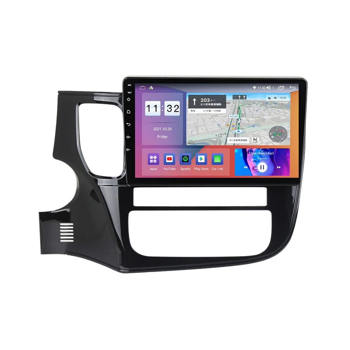 GENERICO - Autoradio Android Mitsubishi Outlander 2013-2018 cámara Gratis