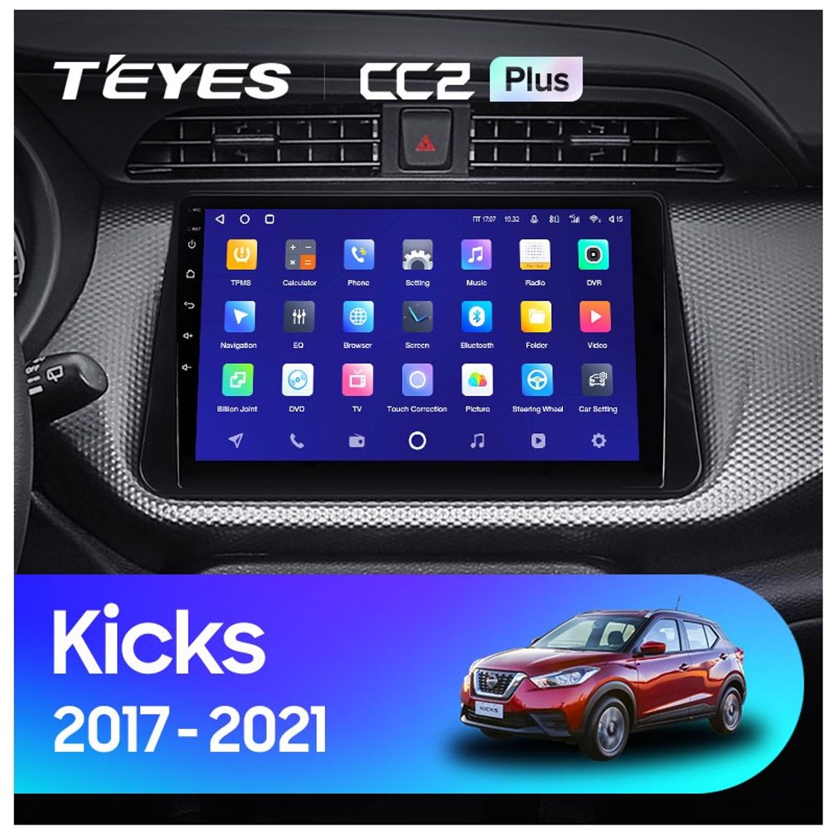 GENERICO - Autoradio Android Nissan Kicks 2018-2021  cámara Gratis