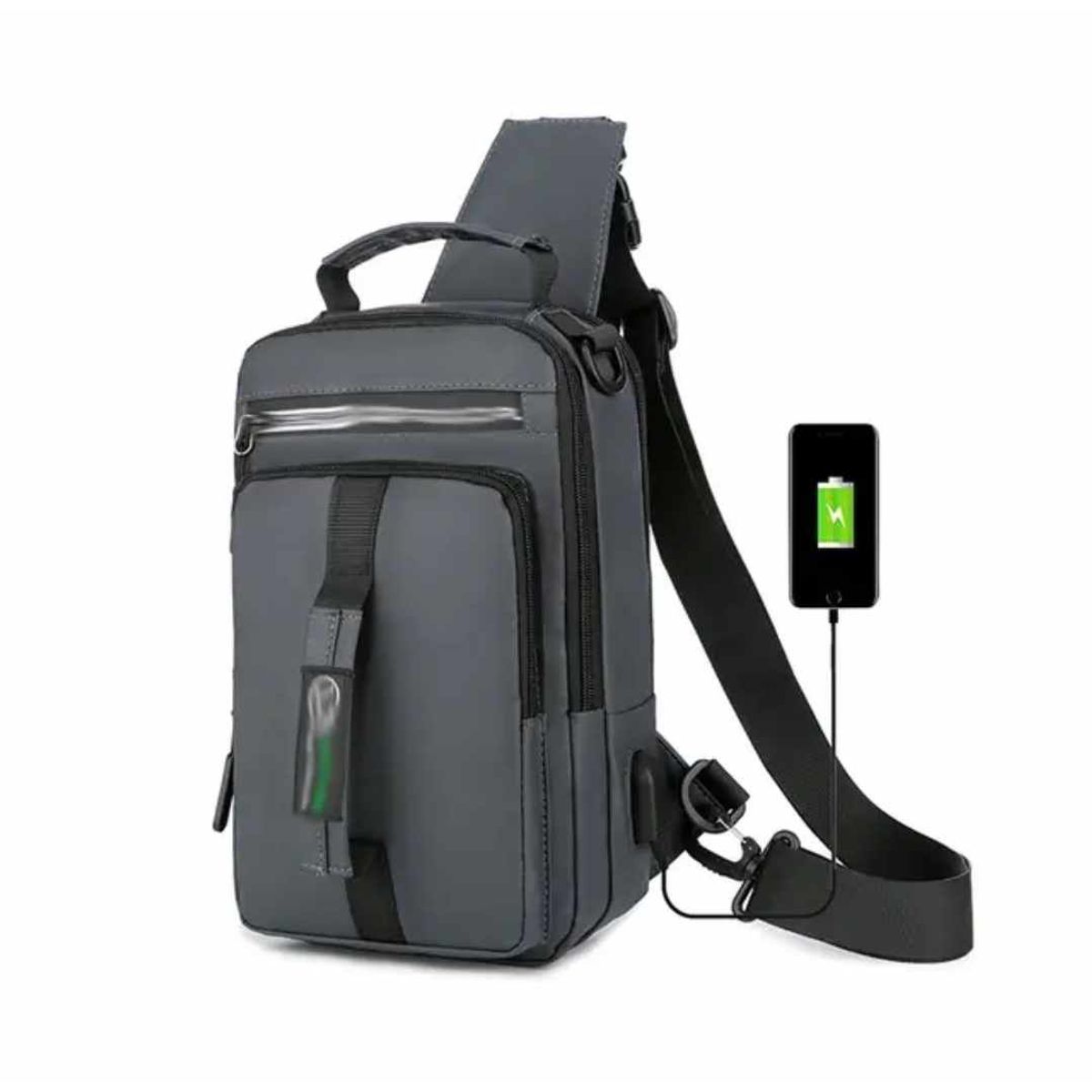 GENERICO - Mochila Tipo Morral Pechera de Hombre Sport Elegante Riñonera Casual