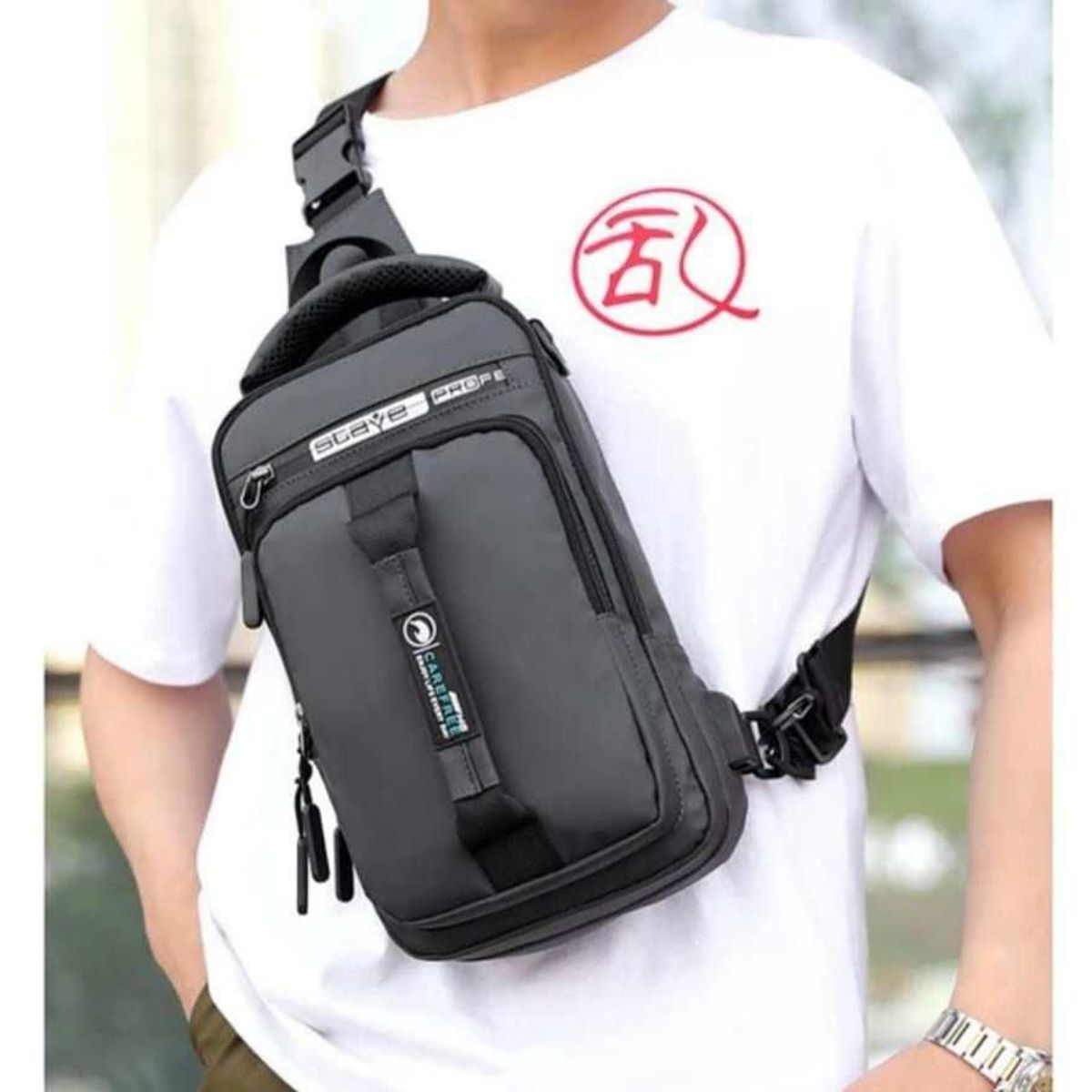 GENERICO - Mochila Tipo Morral Pechera de Hombre Sport Elegante Riñonera Casual