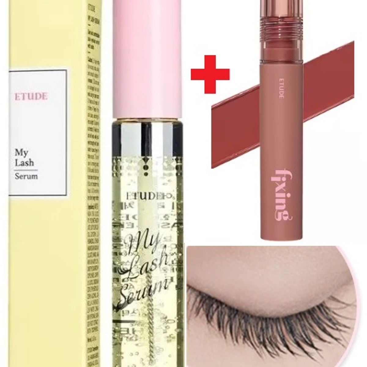 ETUDE HOUSE - Duo Etude House Serum Crecimiento Pestañas + Tinta Coreana