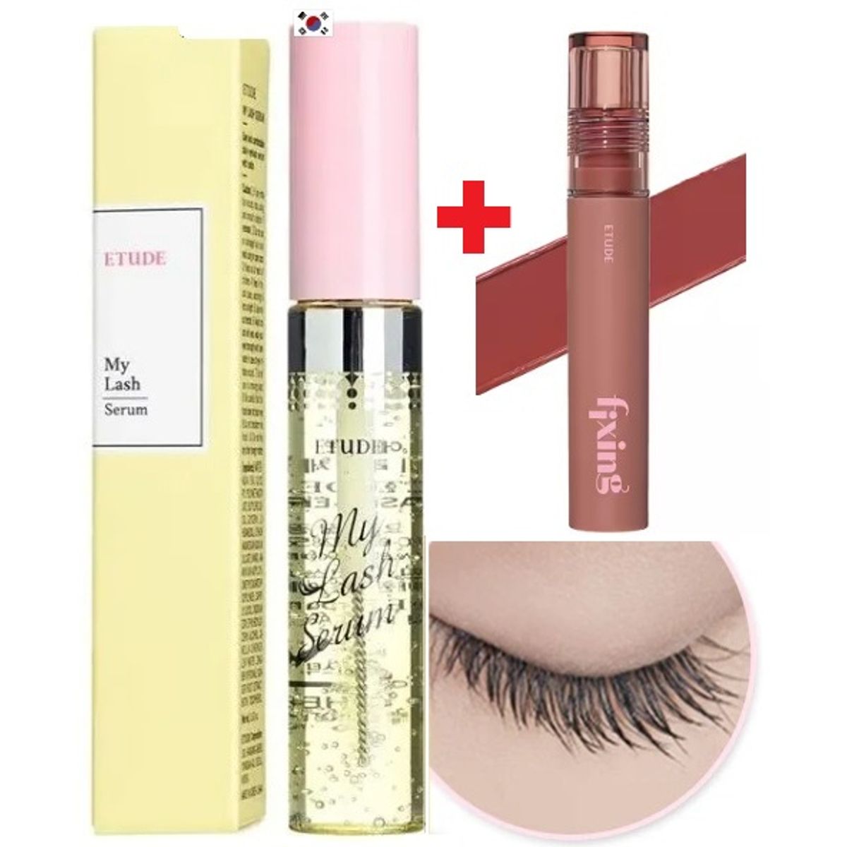 ETUDE HOUSE - Duo Etude House Serum Crecimiento Pestañas + Tinta Coreana