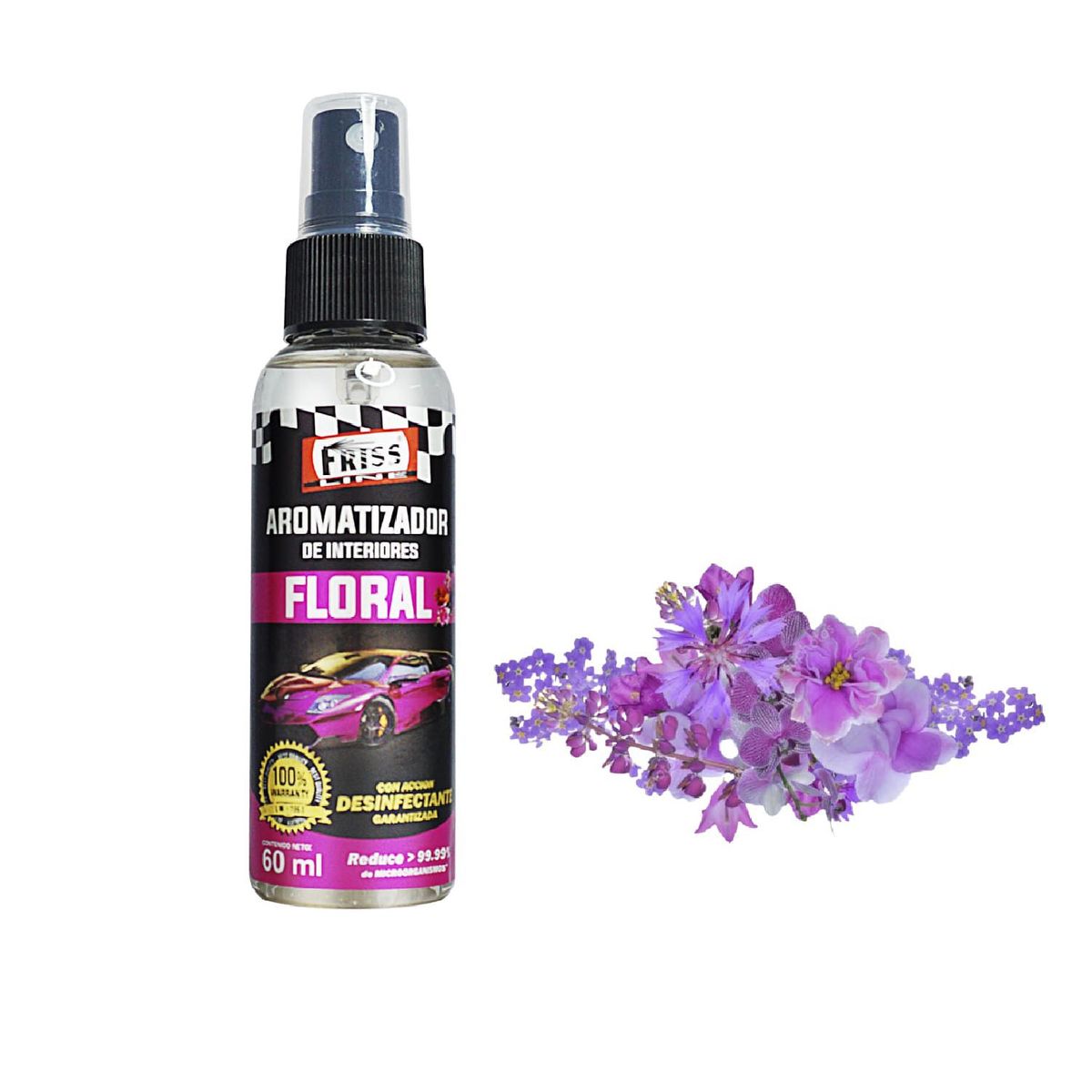 GENERICO - AMBIENTADOR SPRAY ESENCIA FLORAL 60ML FRISS