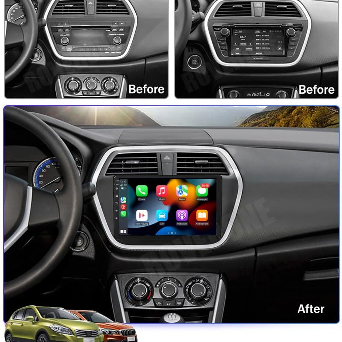 GENERICO - Autoradio Android Suzuki S Cross 2014-2020 cámara Gratis