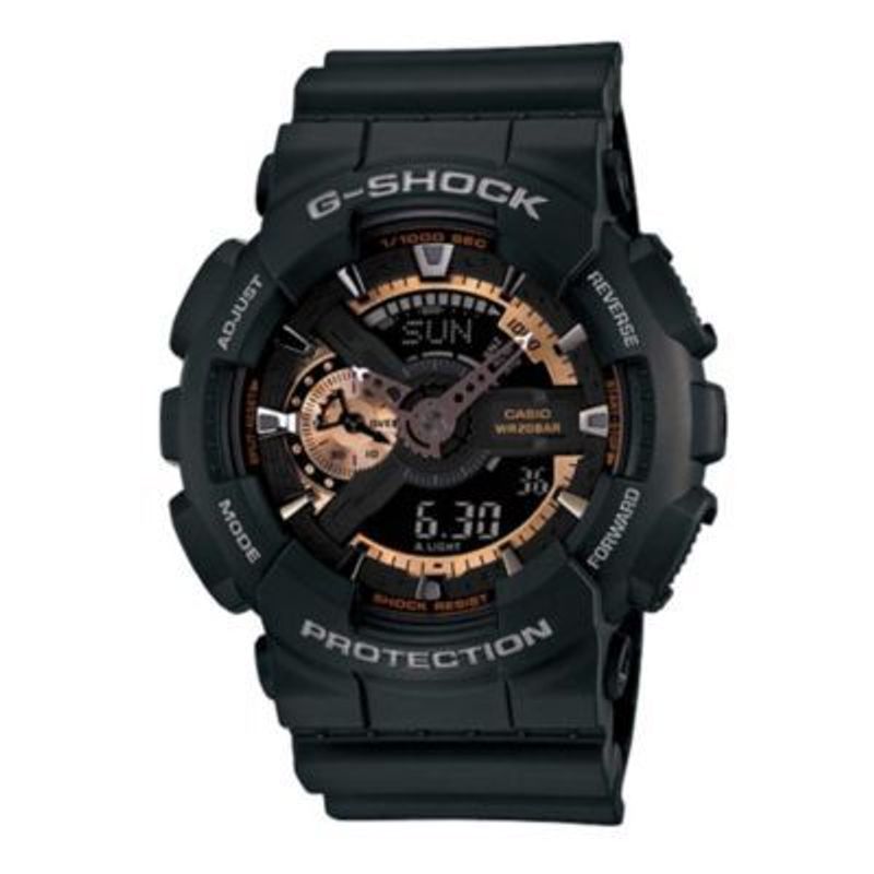 G-SHOCK - Reloj G-Shock negro GA-110RG-1A