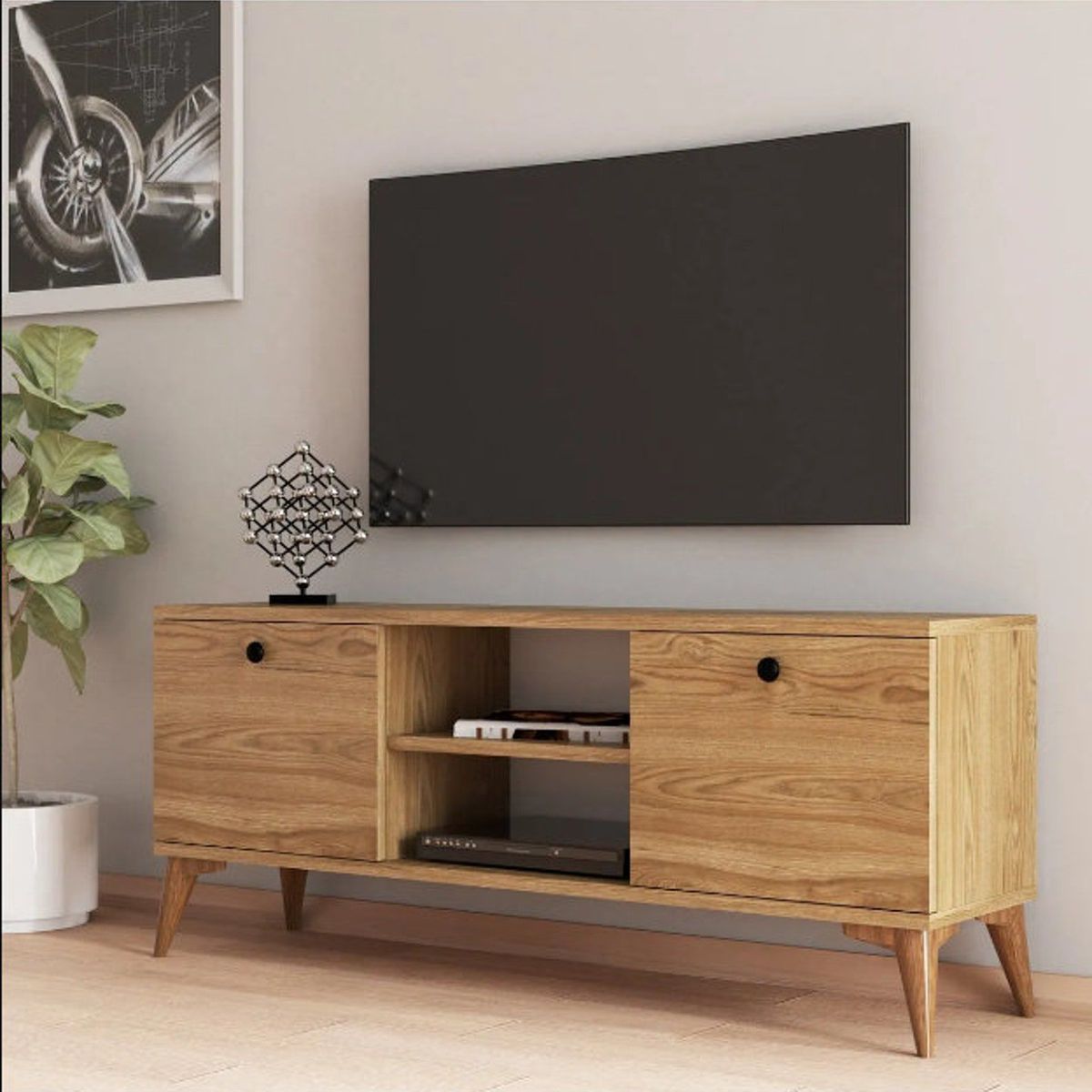 VENTITAS HOME - Mesa de Tv Vintage 50” Mahana Ventitas Perú Duna