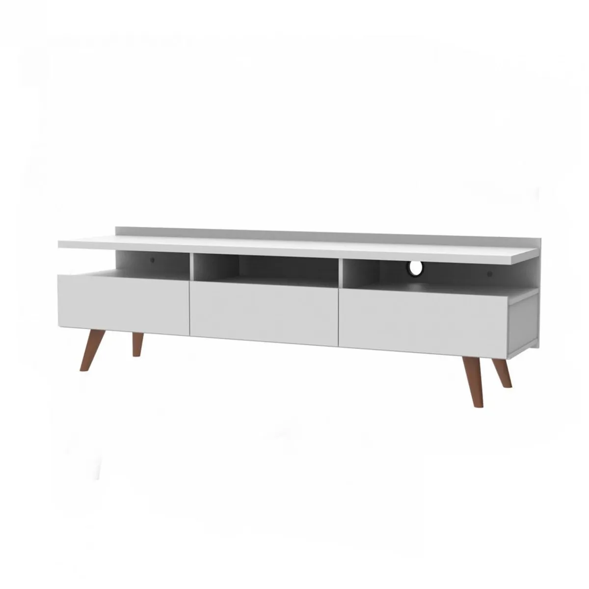 VENTITAS HOME - Mesa de Tv Vintage 65” Elliot Ventitas Perú Blanco
