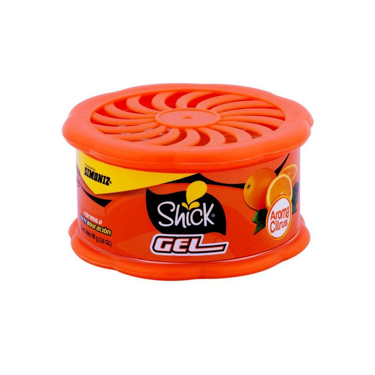 SIMONIZ - AMBIENTADOR GEL CITRUS CAJITA NARANJA 80GR SIMONIZ