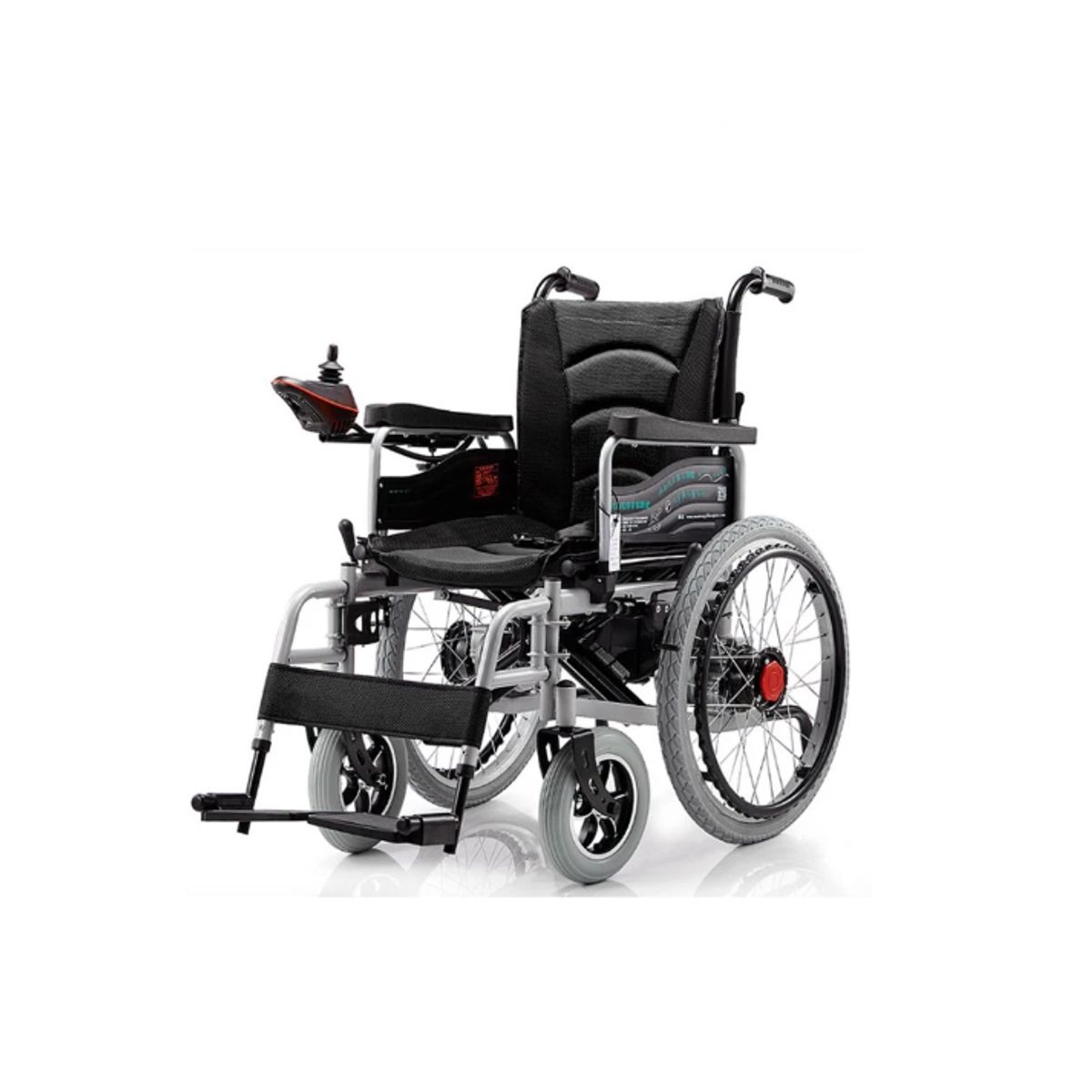 BLACKFIT - Silla de Rueda Motorizada Plegable