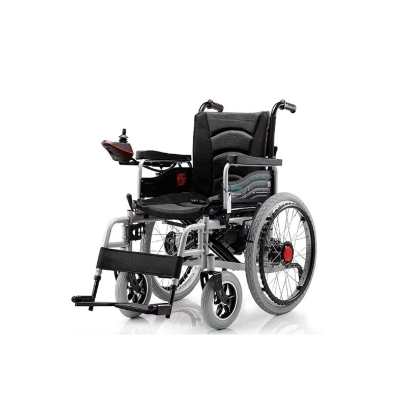 BLACKFIT - Silla de Rueda Motorizada Plegable