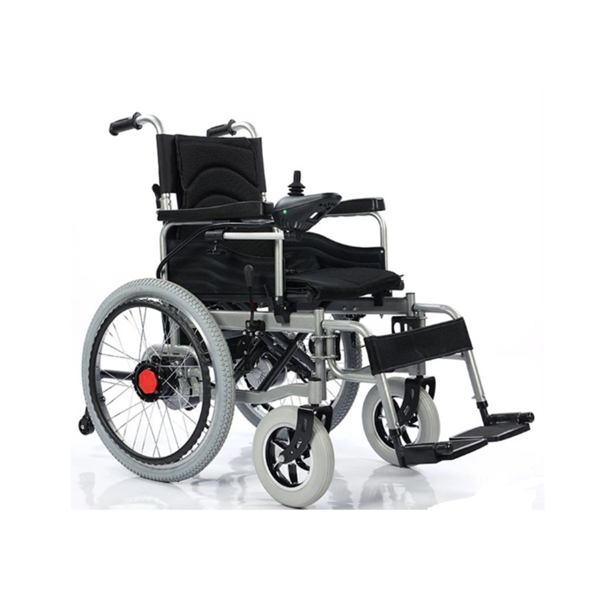 BLACKFIT - Silla de Rueda Motorizada Plegable