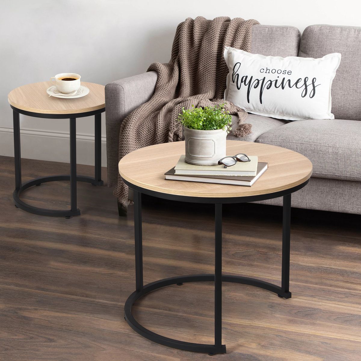 VENTITAS HOME - Mesa de Centro Industrial Novoa Ventitas Perú Rovere