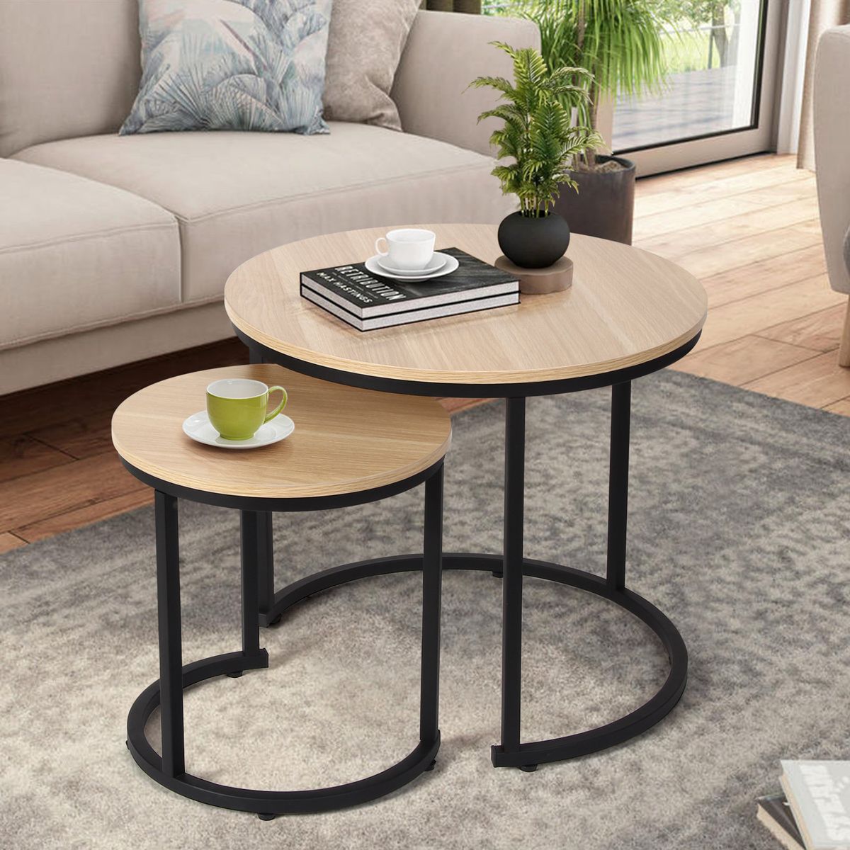 VENTITAS HOME - Mesa de Centro Industrial Novoa Ventitas Perú Rovere