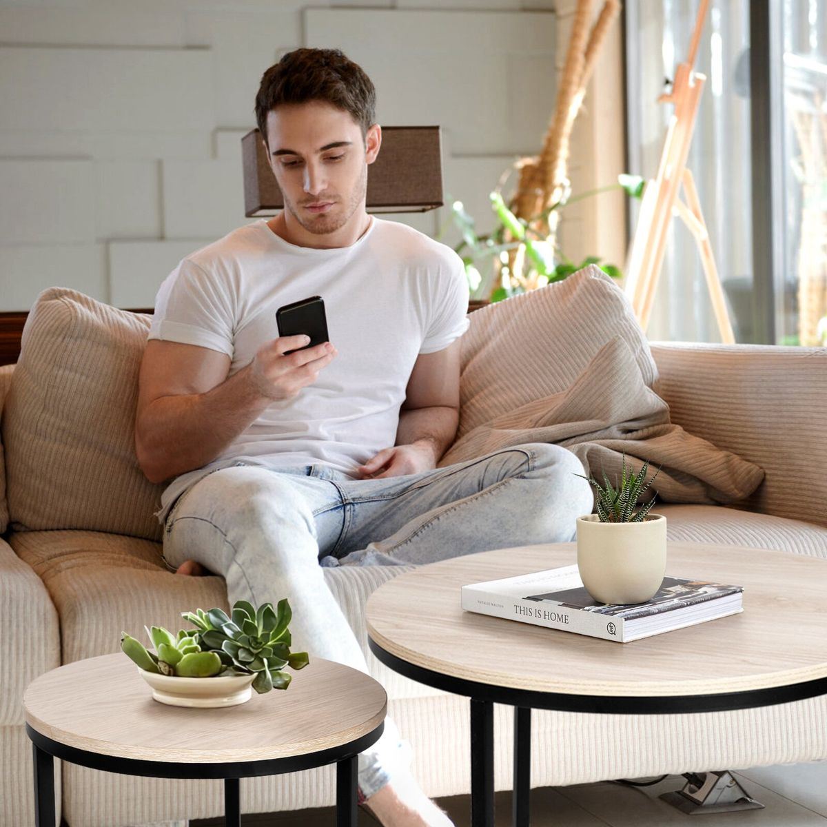 VENTITAS HOME - Mesa de Centro Industrial Novoa Ventitas Perú Manzano