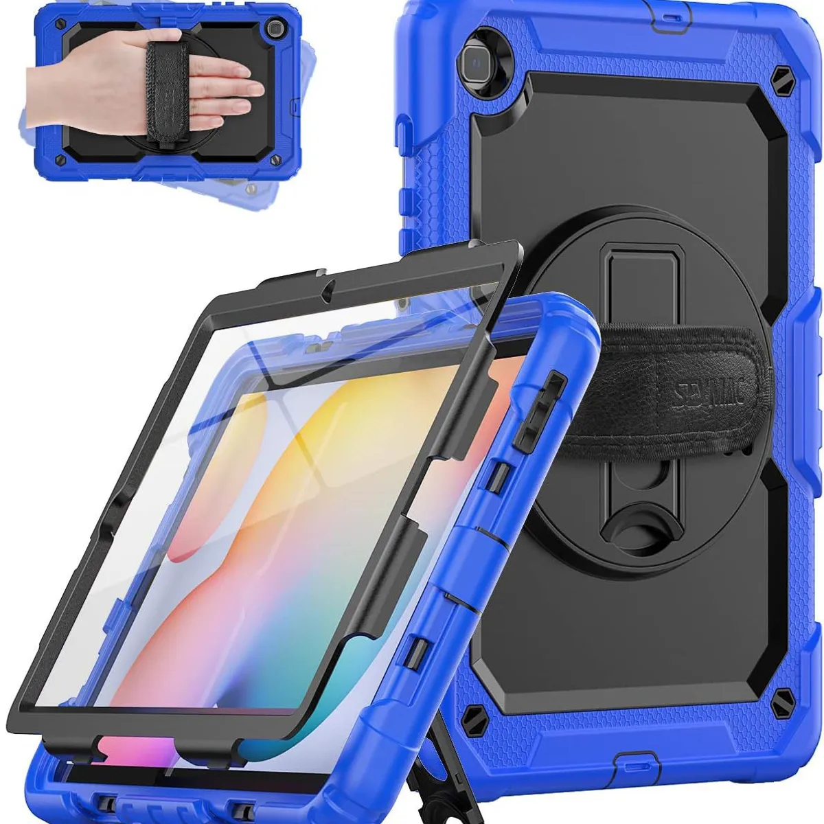 GENERICO - Funda Antishock para Tablet Samsung A7 lite Azul