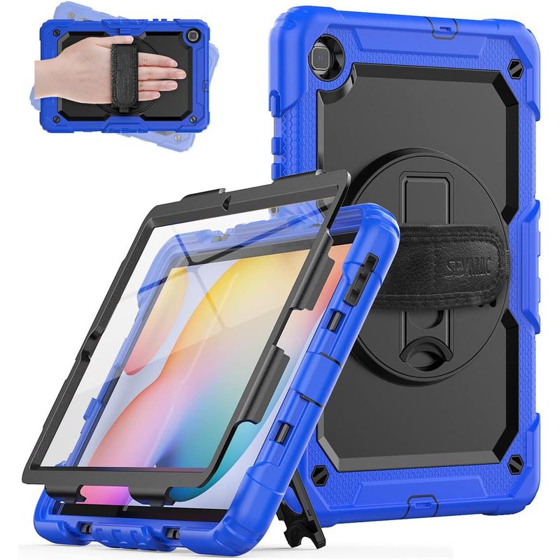 GENERICO - Funda Antishock para Tablet Samsung A7 lite Azul