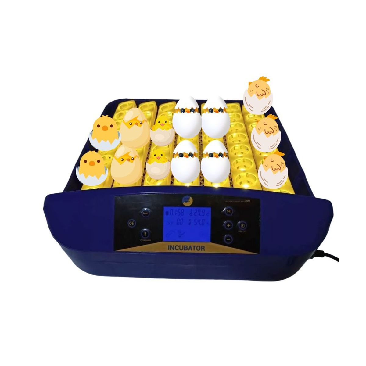 GENERICO - INCUBADORA AUTOMÁTICA 56 HUEVOS JERSIMPORT
