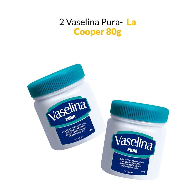 GENERICO - 2 Vaselina Pura La Cooper x 80g
