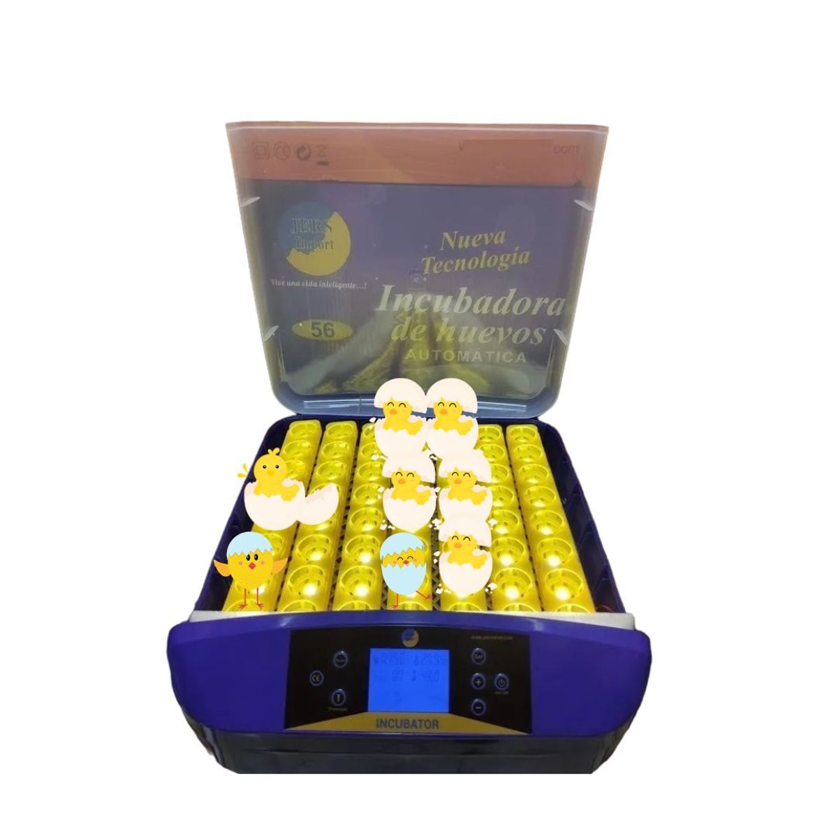 GENERICO - INCUBADORA AUTOMÁTICA 56 HUEVOS JERSIMPORT