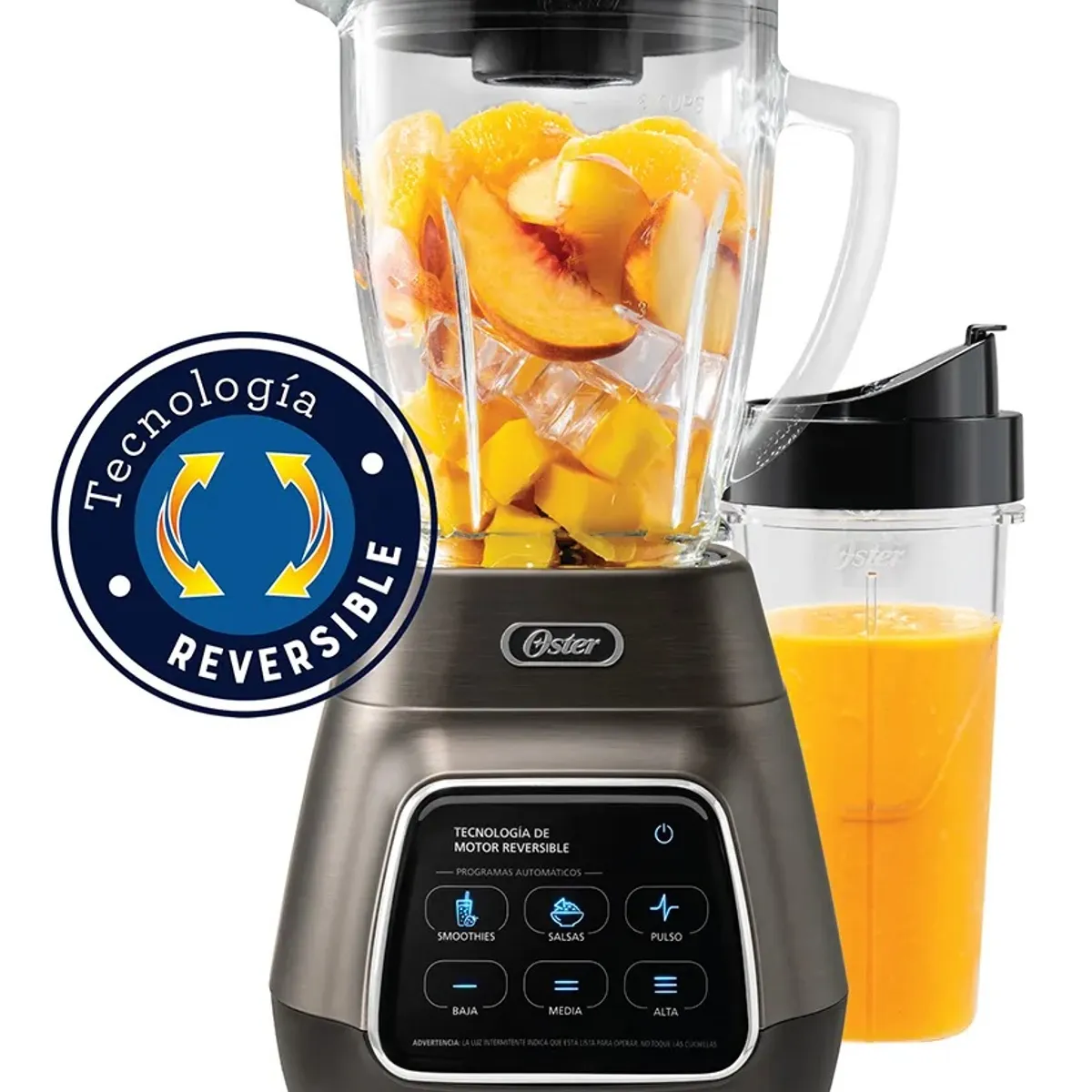 OSTER - Licuadora Oster de 1.5L Tecnología Reversible BLSTPYG1312XBG