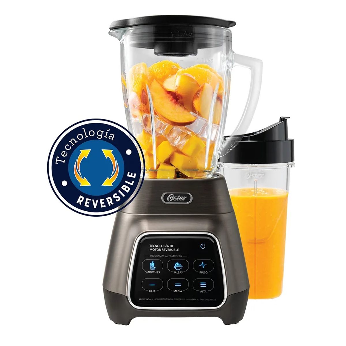 OSTER - Licuadora Oster de 1.5L Tecnología Reversible BLSTPYG1312XBG