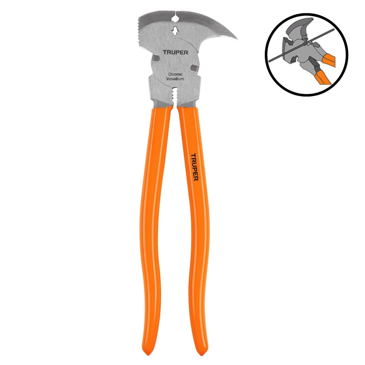 TRUPER - Pinza de hacendado alicate profesional 11 P mango de PVC Truper