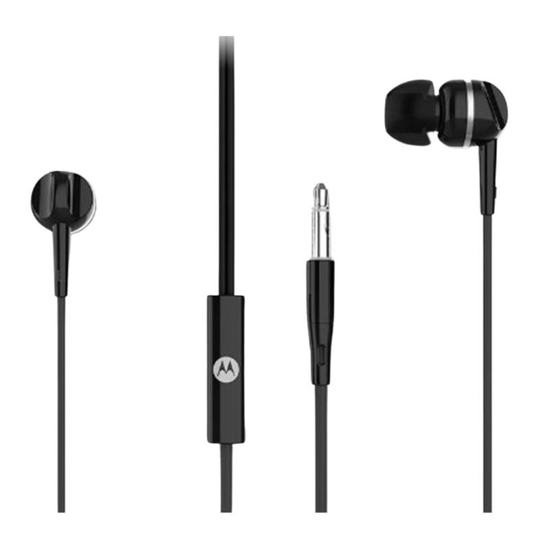 MOTOROLA - Motorola Earbuds 105 Audífonos In-Ear con Micrófono Incorporado- Negro