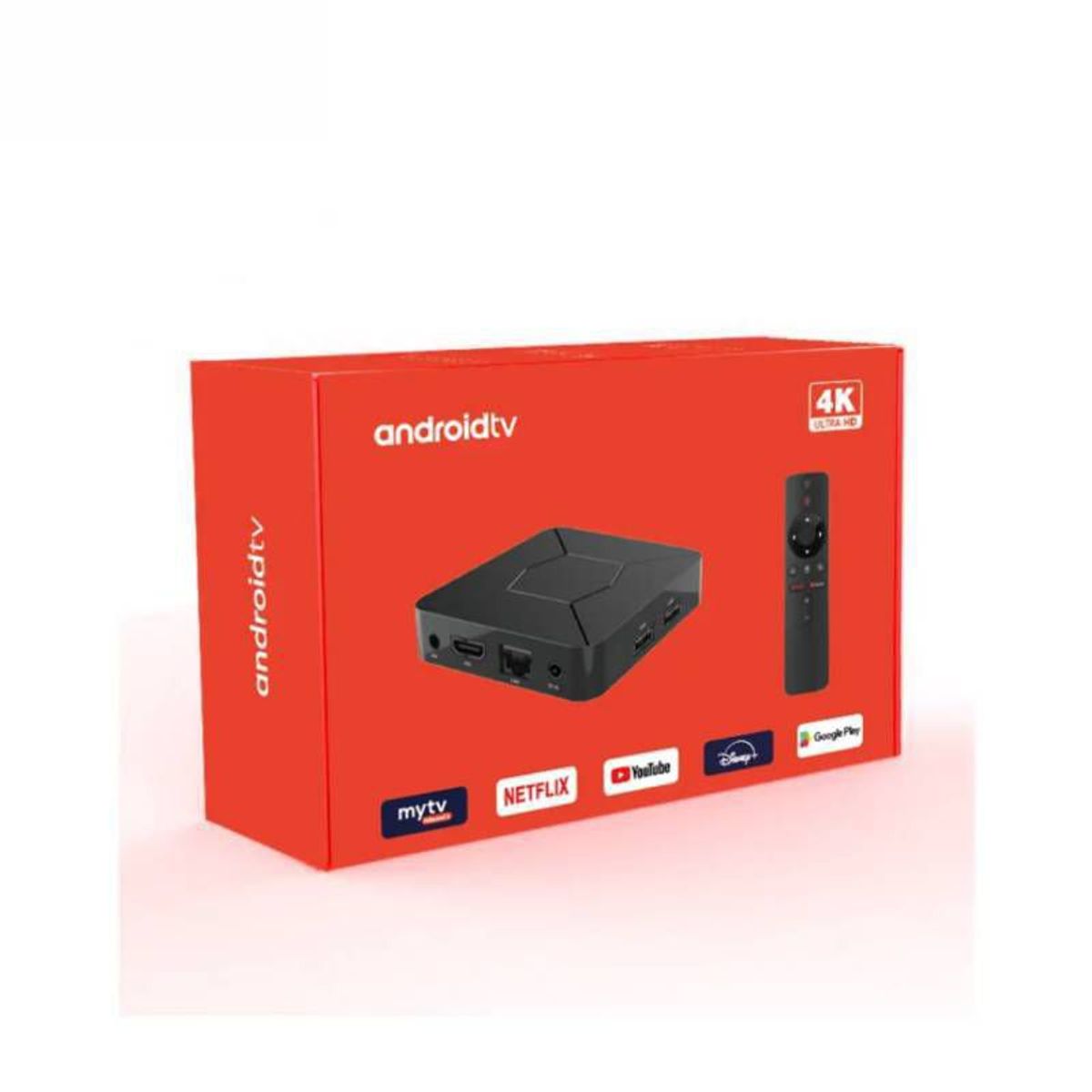 GENERICO - TV BOX 4K ANDROID 10 Q5 CON CONTROL DE VOZ