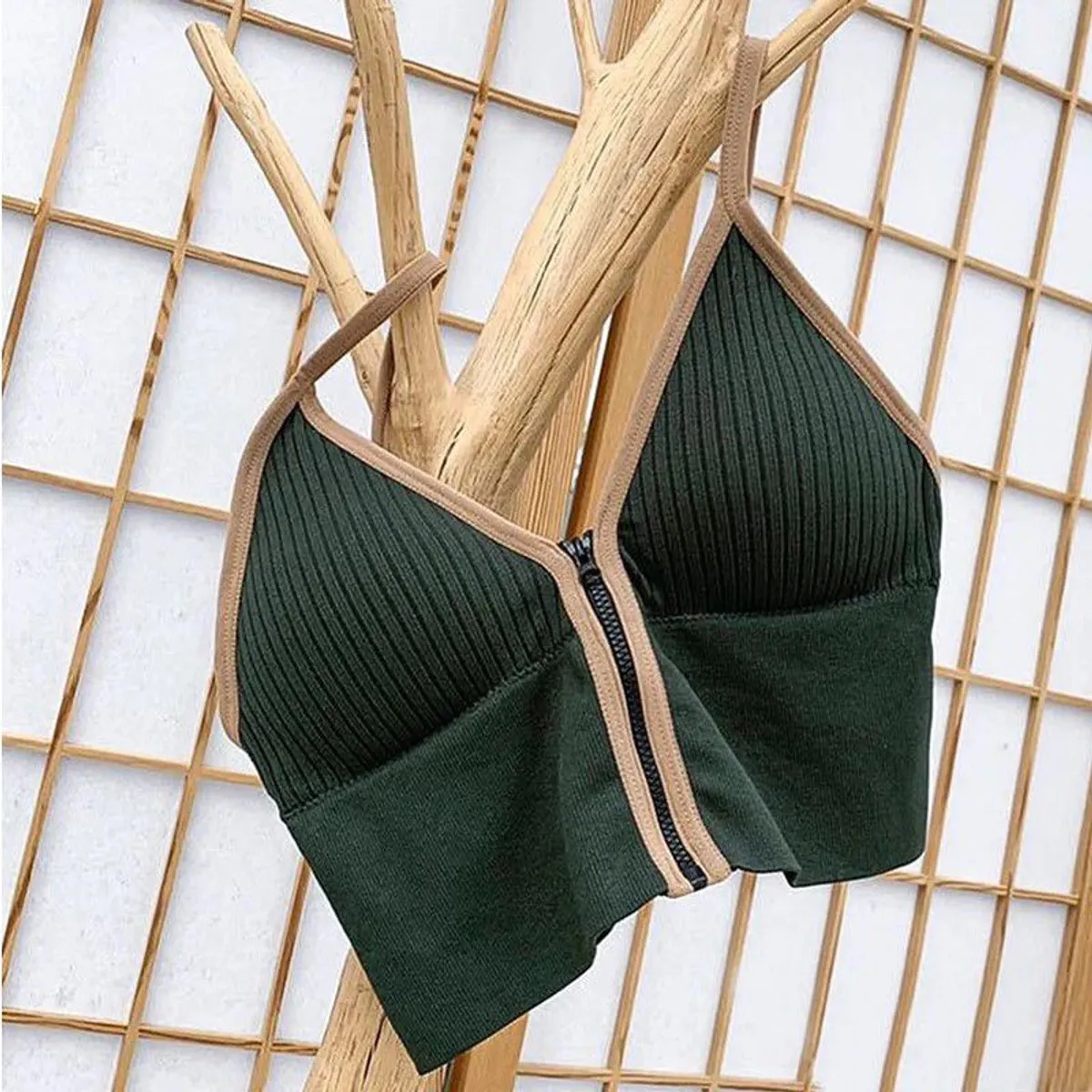 INSPIRA MARKET - Bralette Sosten Sujetador Mujer Top con cierre Sexy