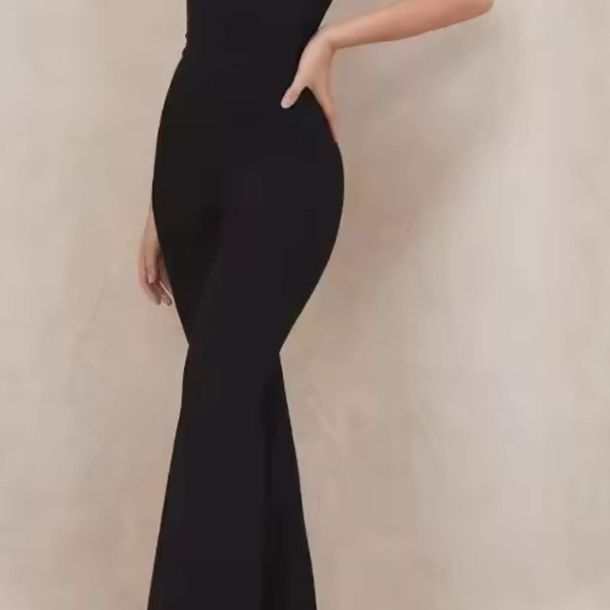 MISSHA - Talla S - Enterizo Elegante Negro Gran calidad