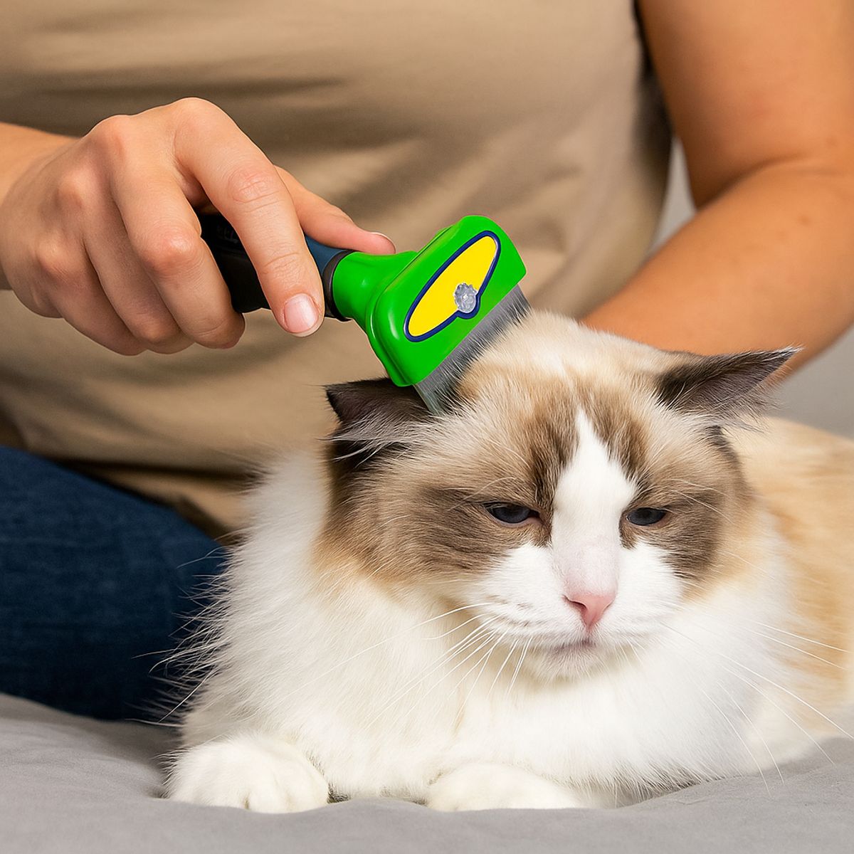 GENERICO - Cepillo Removedor de Pelos para Gatos - Talla S