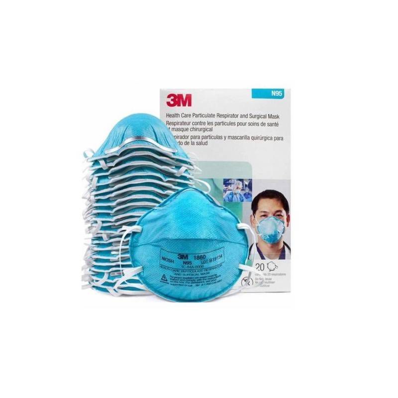 3M - Mascarilla N95 3M 1860 (Caja x 20 Und)