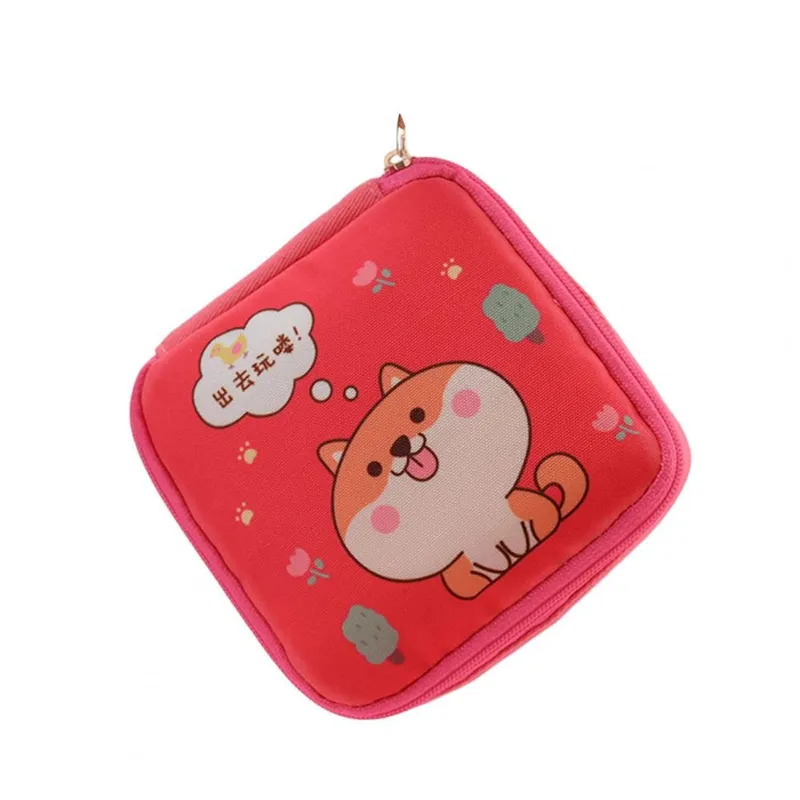 GENERICO - Bolsa de Almacenamiento de Felpa Organizador de Toalla Monedero Fucsia