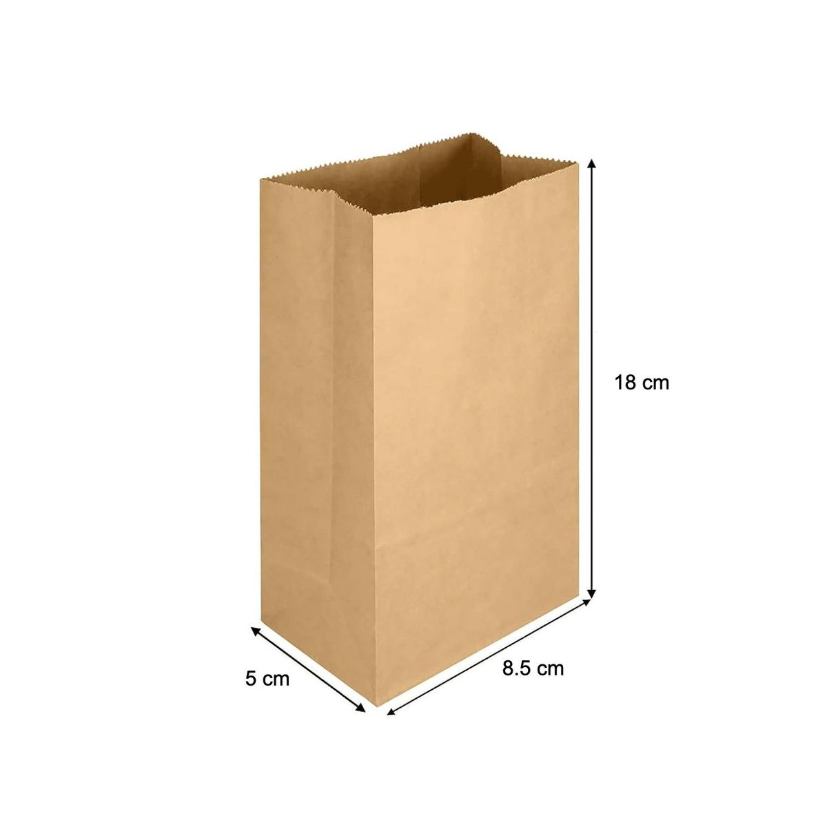 OEM - Bolsa Papel Kraft Nro. 1 x 100 Unidades