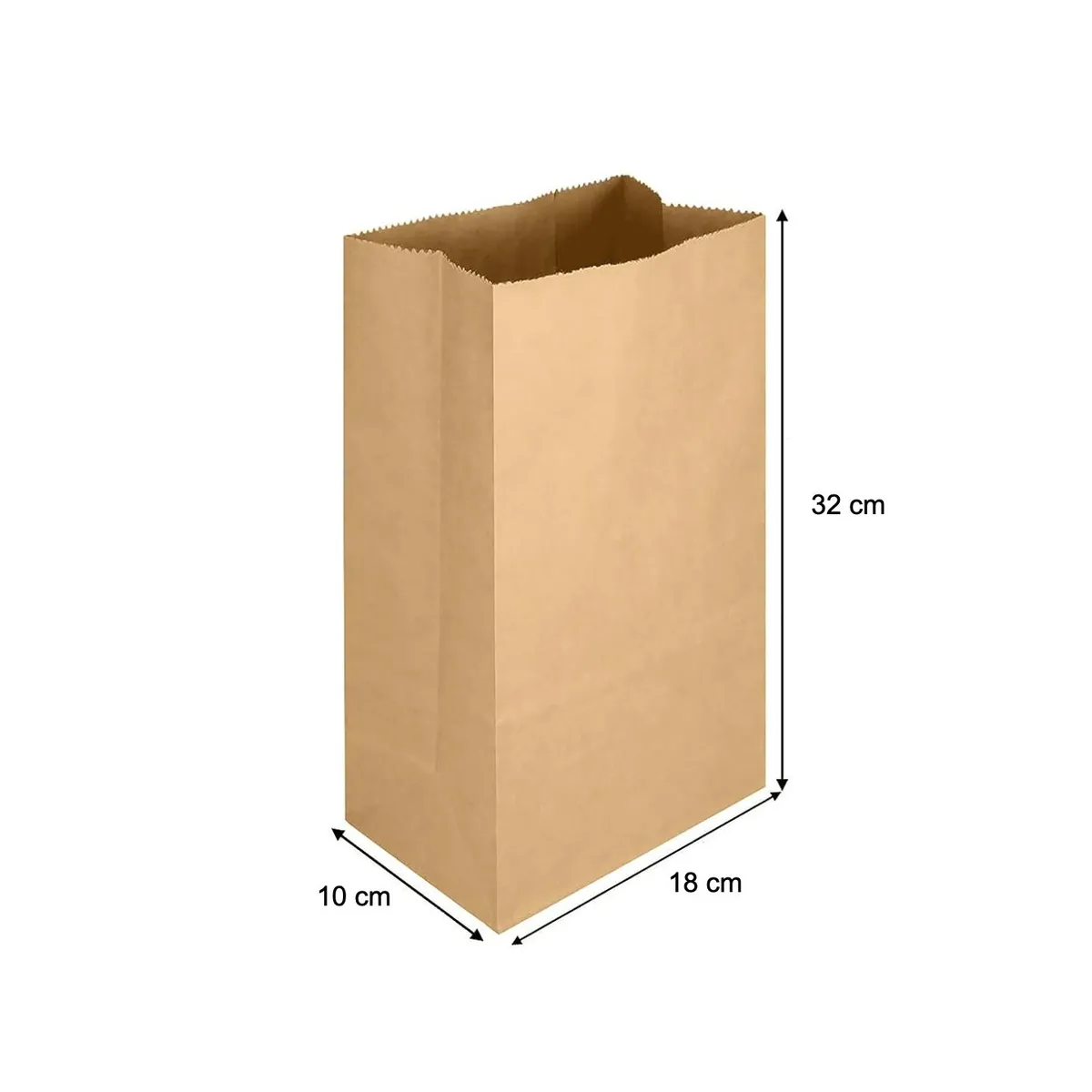OEM - Bolsa Papel Kraft Nro. 12 x 100 Unidades