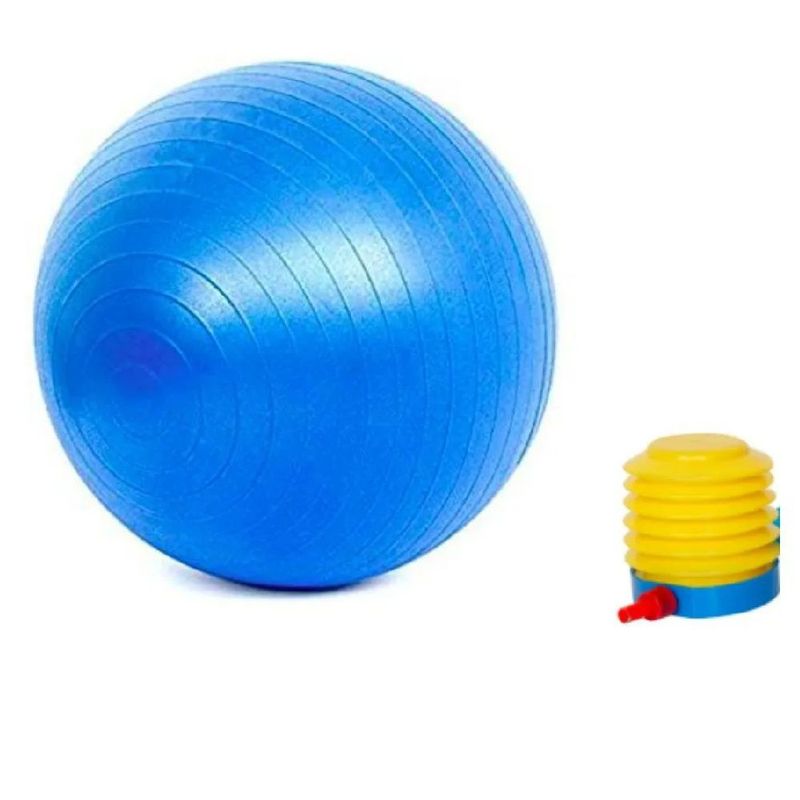 GENERICO - Pelota Pilates Yoga AZUL 75cm Gym