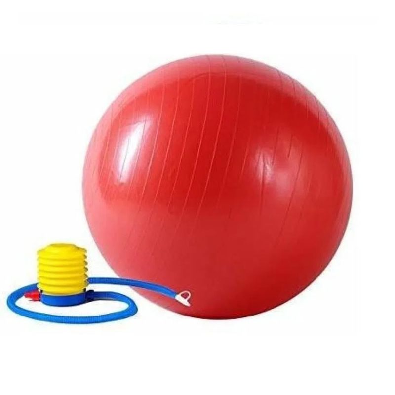 GENERICO - Pelota Pilates Yoga Rojo 75cm Gym