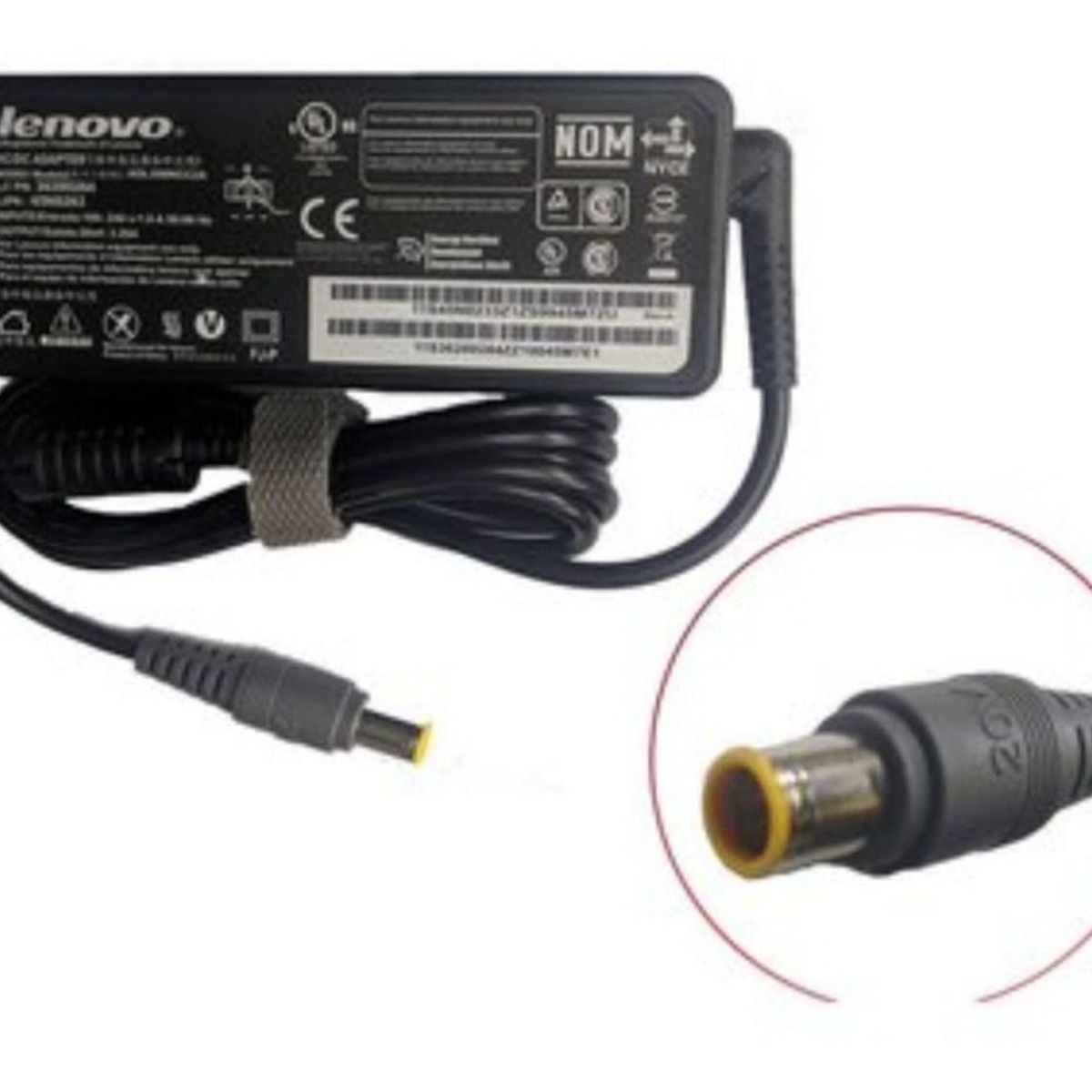 GENERICO - CARGADOR PARA LAPTOP LENOVO  20V. 3.25A. 65W. 7.4.X5.0 mm.  Punta Aguja