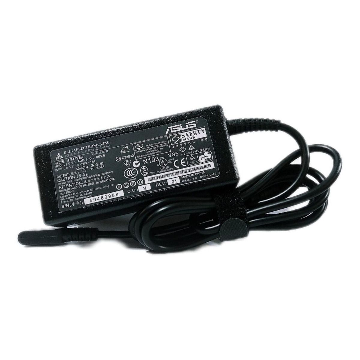 GENERICO - CARGADOR PARA LAPTOP ASUS 19V.  3.42A. 65W.  4.0x1.35 mm  Punta Fino
