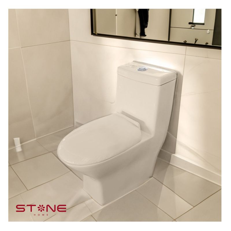 STONE - INODORO ONE PIECE MINIMALISTA  NOOR BONE STONE