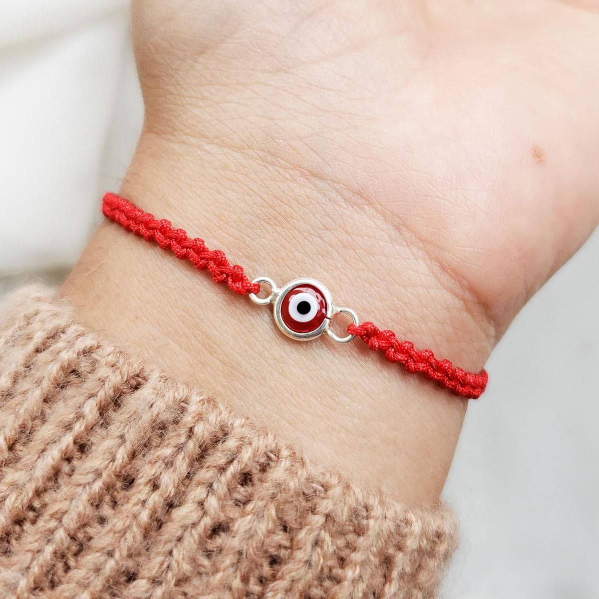INTUERI - Pulsera Turco Color Rojo