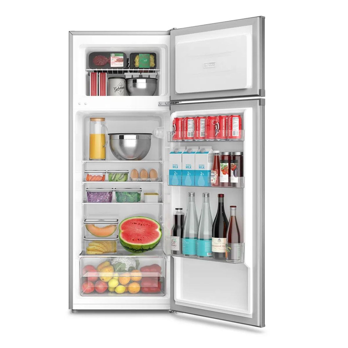 ELECTROLUX - Refrigeradora Electrolux 205Lt Dos Puertas ERTY20GHZHVI- Gris